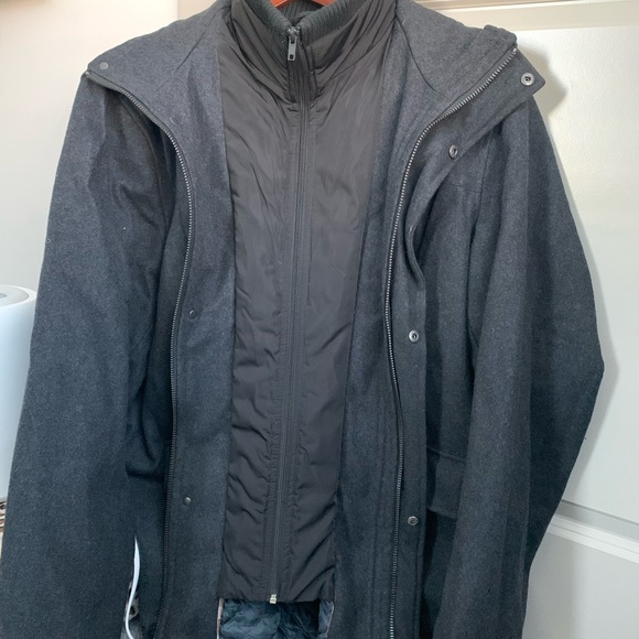 Roundtree & Yorke Long Wool Blend Coat - Picture 6 of 7